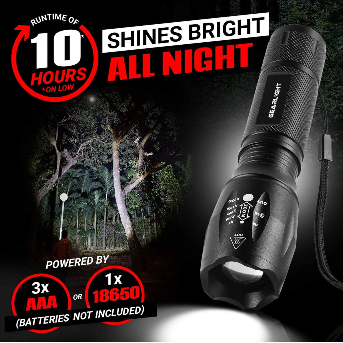 GearLight S1000 camping use provides dependable light on outdoor trips.