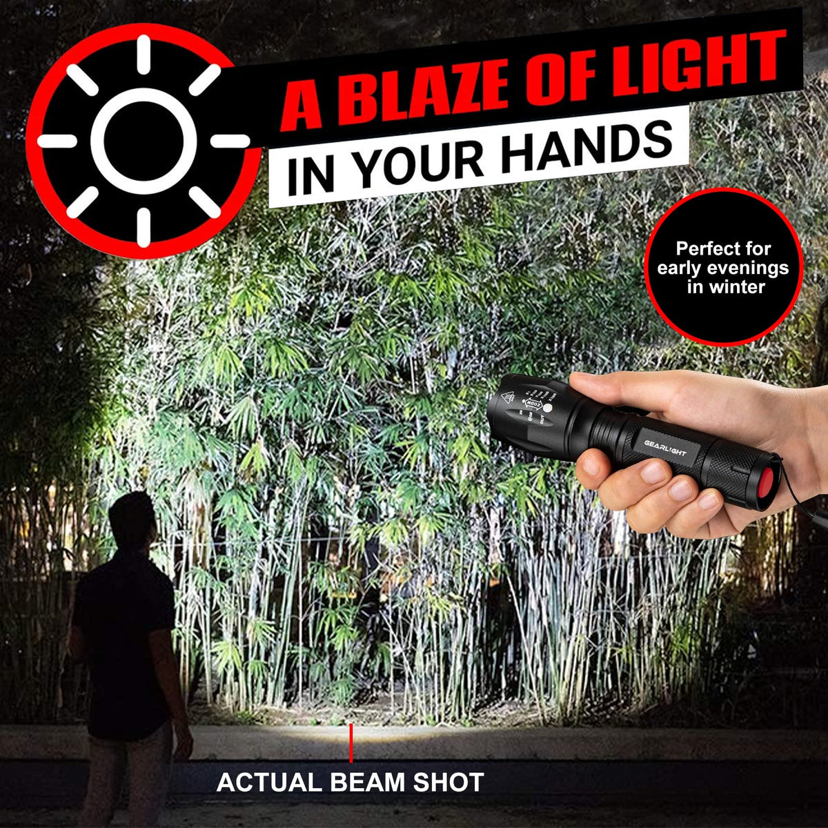 GearLight S1000 compact pocket-size fits easily in a bag or pocket