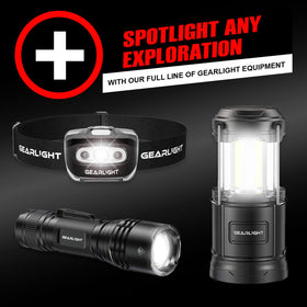 GearLight S1000 emergency home light ready for power outages and tasks.