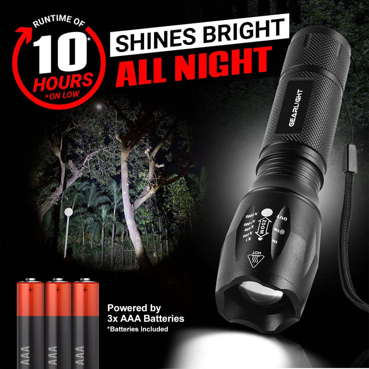 GearLight S1000 ready for emergencies with dependable brightness
