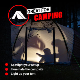 GearLight S1000 IPX4 resistance protects against rain during adventures.