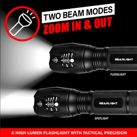 GearLight S1000 water-resistant body withstands rain and splashes