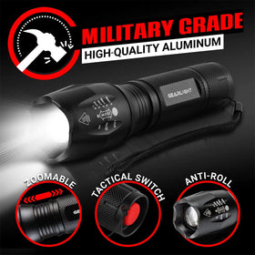 GearLight S1000 zoomable beam for precise spotlighting during outdoor tasks