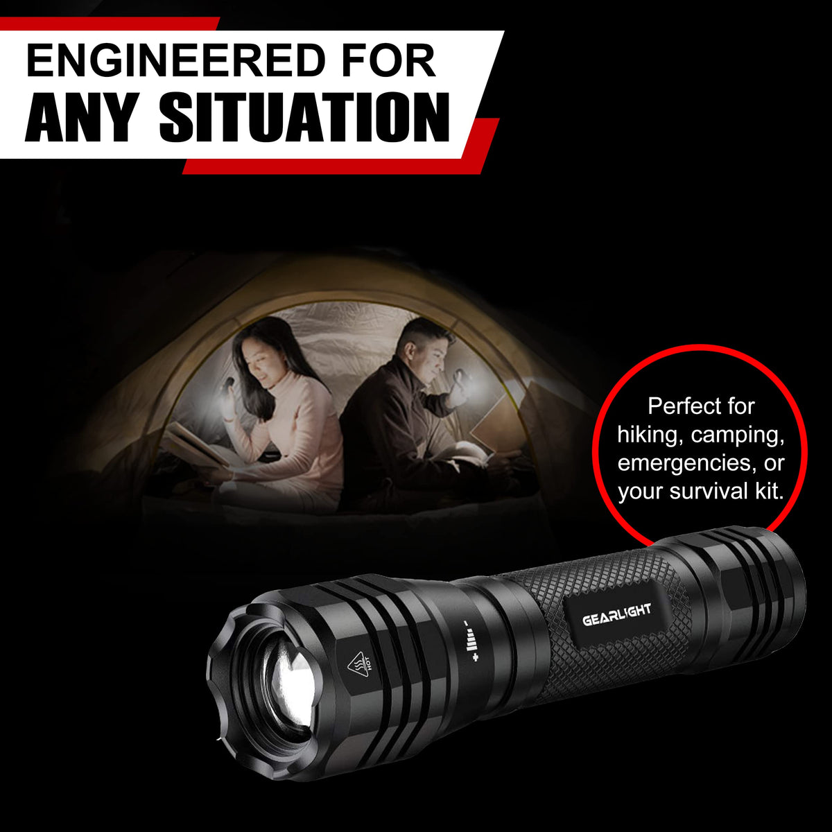 GearLight S1050 hand strap included for secure grip
