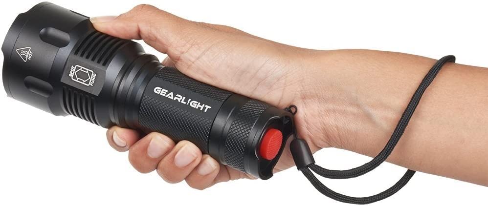 GearLight S1200 high-lumen output for clear night visibility.
