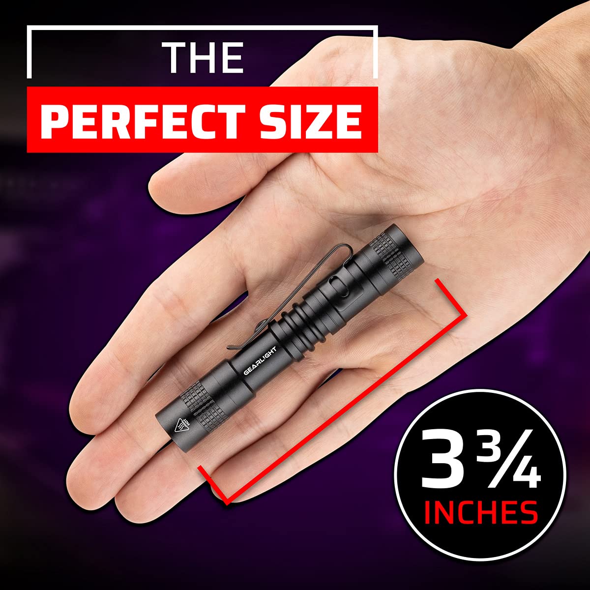 GearLight S50 UV flashlight detects leaks and spills