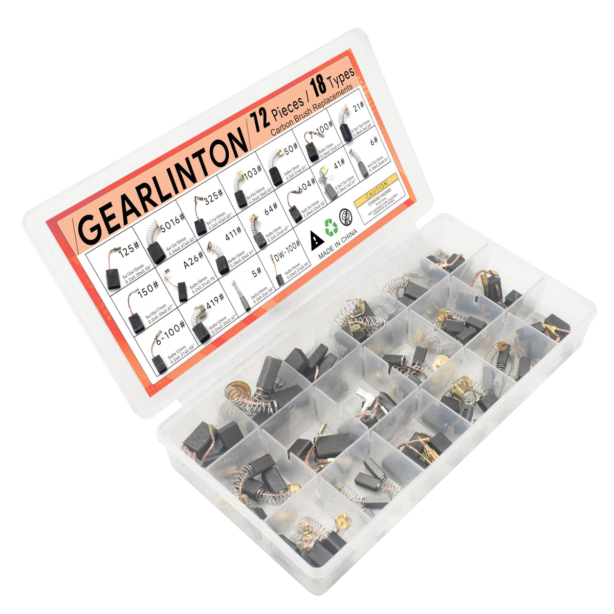 GEARLINTON organized packaging keeps brushes protected