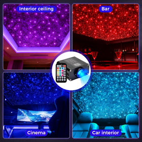 GEARPASS Starlight Headliner Kit color wheel for gradient and dynamic effects.