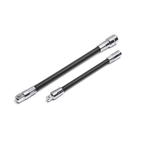 GEARWRENCH flex extension 8in extends reach for angled fasteners in low-torque tasks