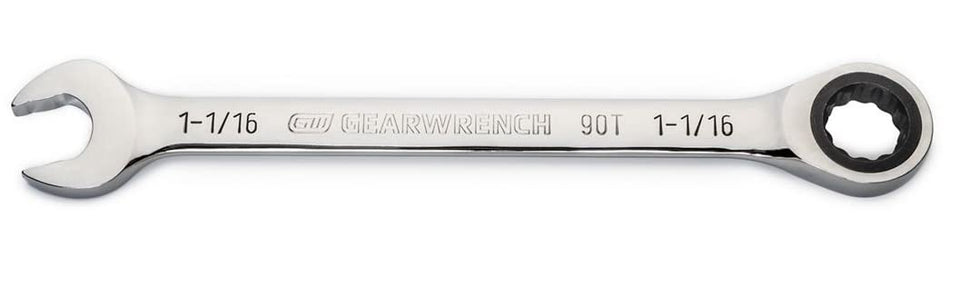 GEARWRENCH 1-1/16 in box-end wrench in tight spaces for a firm grip.
