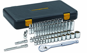 GEARWRENCH 120XP ratchet in 3/8 drive for smooth, rapid fastening.