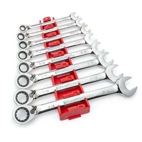 GearWrench 15-degree offset provides easier access above fasteners for safer operation.