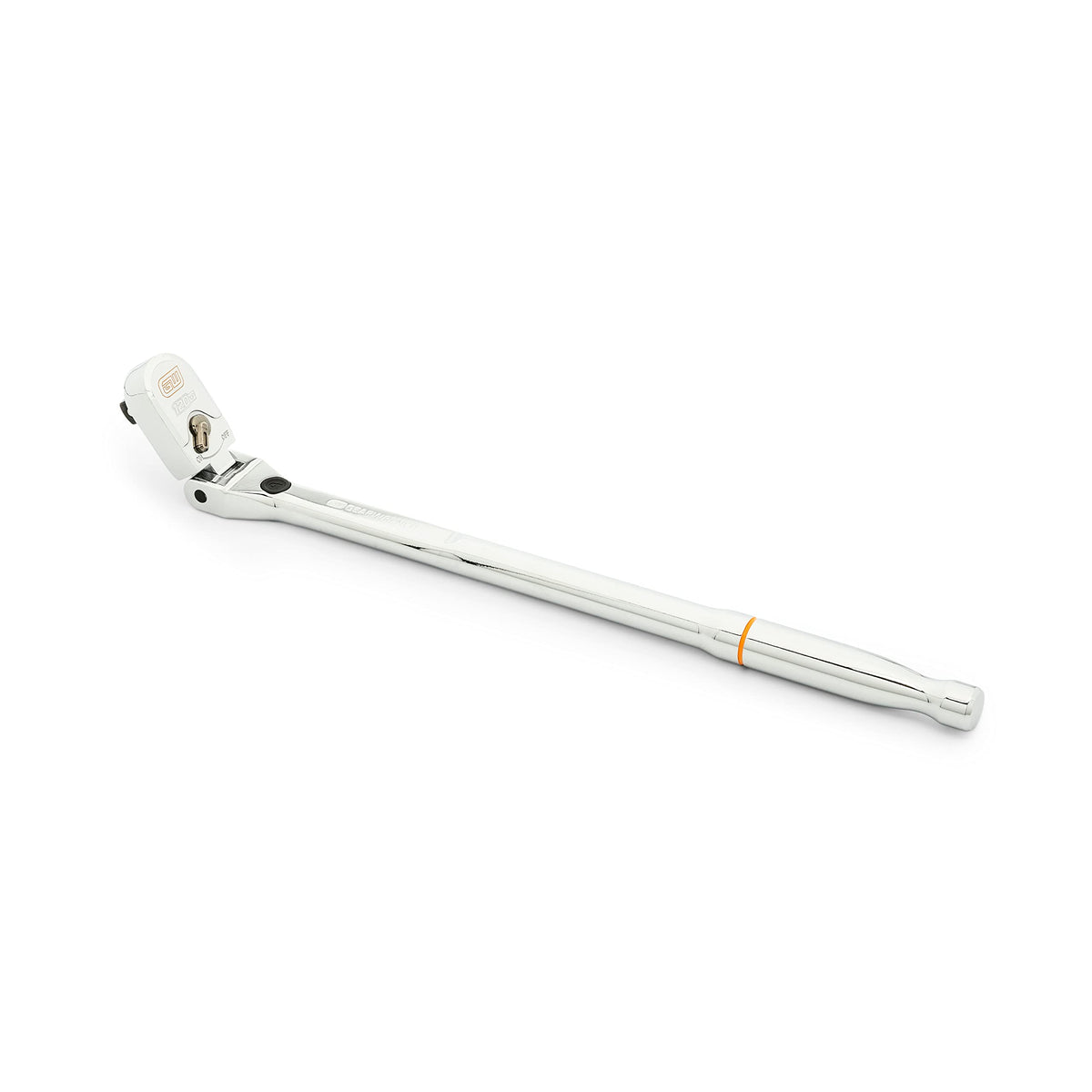 GEARWRENCH 3/8-inch drive 120XP ratchet improves access in tight spaces.