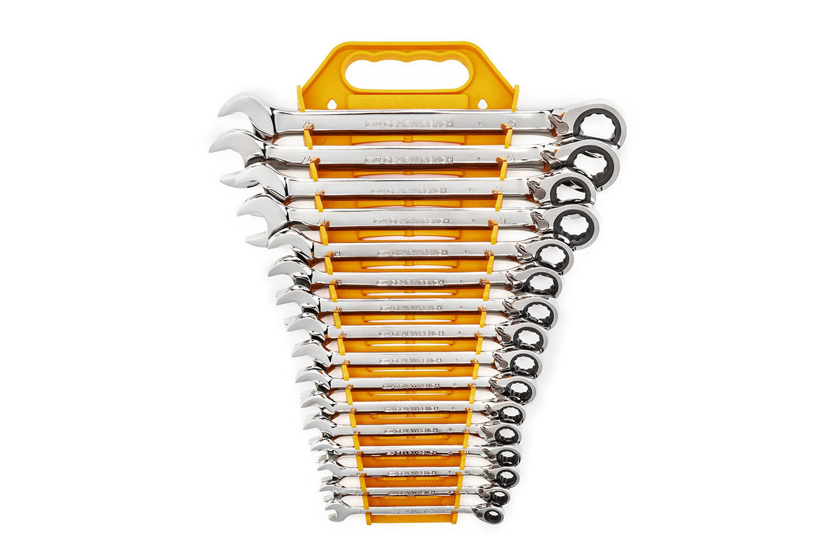 GearWrench 5-degree movement minimizes swing for tight spaces.