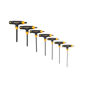 GEARWRENCH 7-piece metric T-handle ball-end hex keys, strong alloy steel for durability