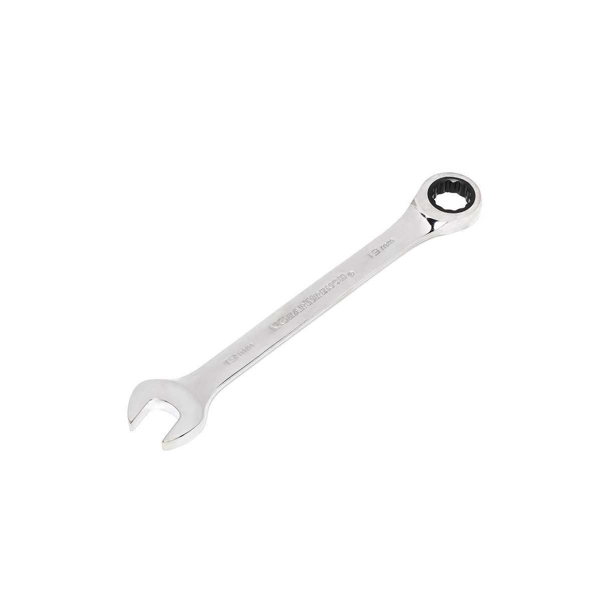 GearWrench 72-tooth ratcheting box end provides smooth 5° movement