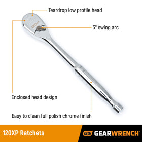 GEARWRENCH 80300P 2-inch knurled extension for non-slip grip.