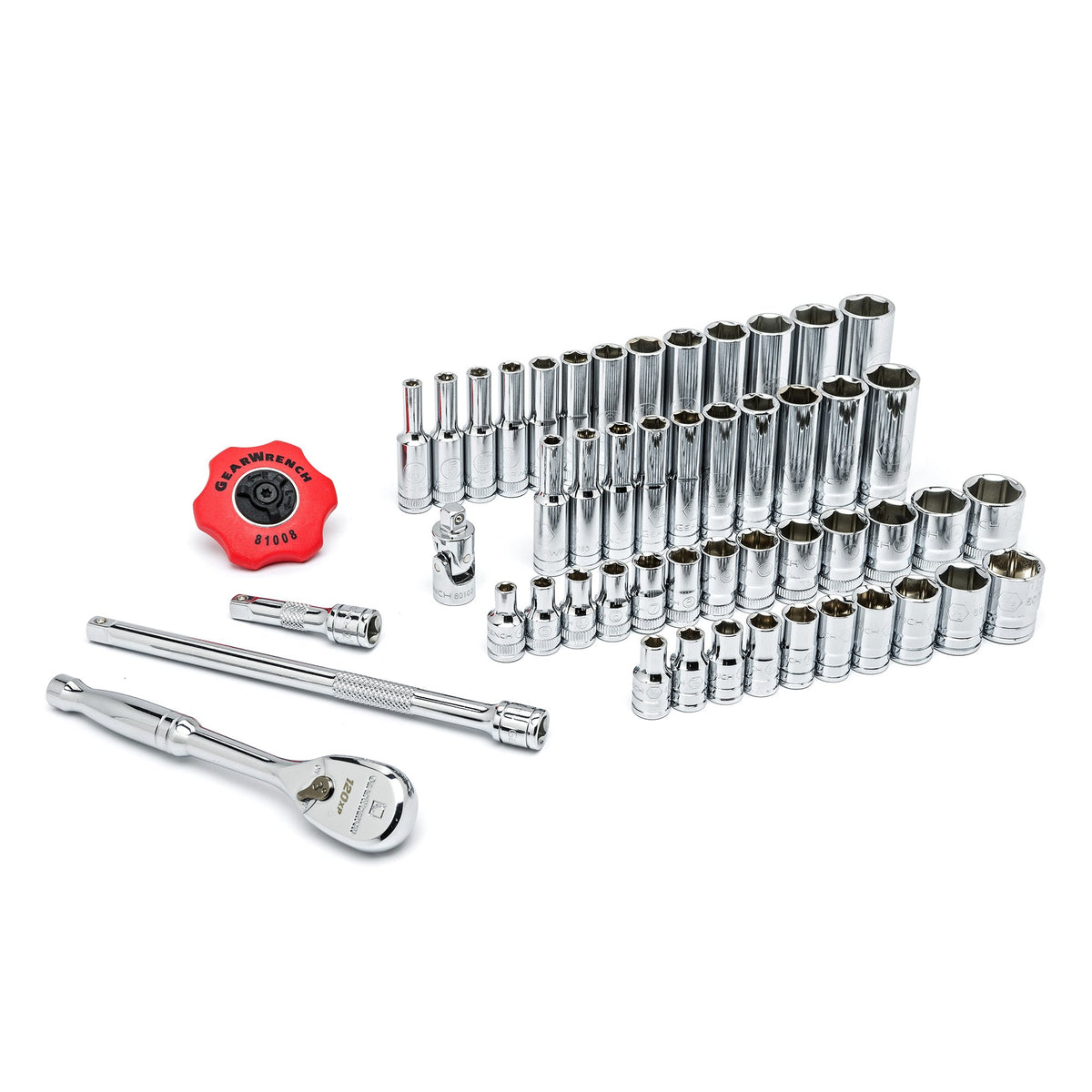 GEARWRENCH 80300P universal joint enabling angled reach in tight spaces.