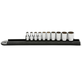 GearWrench 80307D socket set shown in a compact case for organized storage.