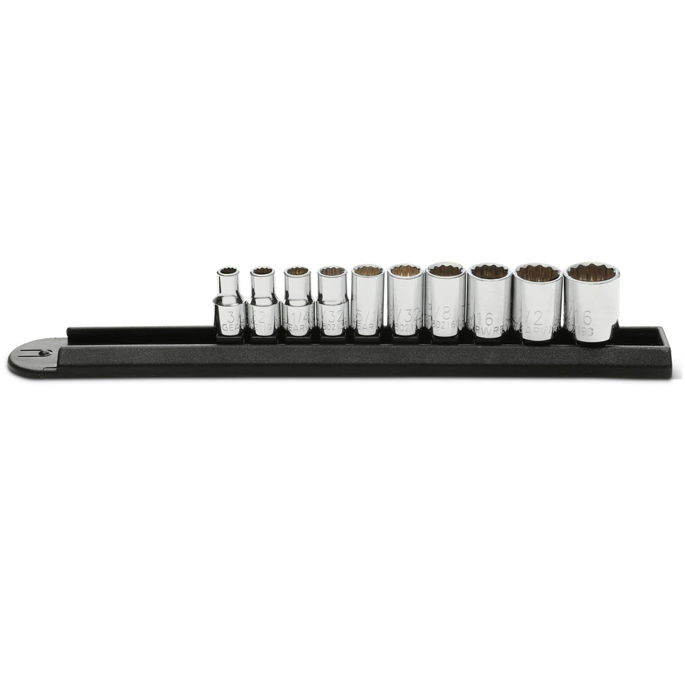 GearWrench 80307D socket set shown in a compact case for organized storage.