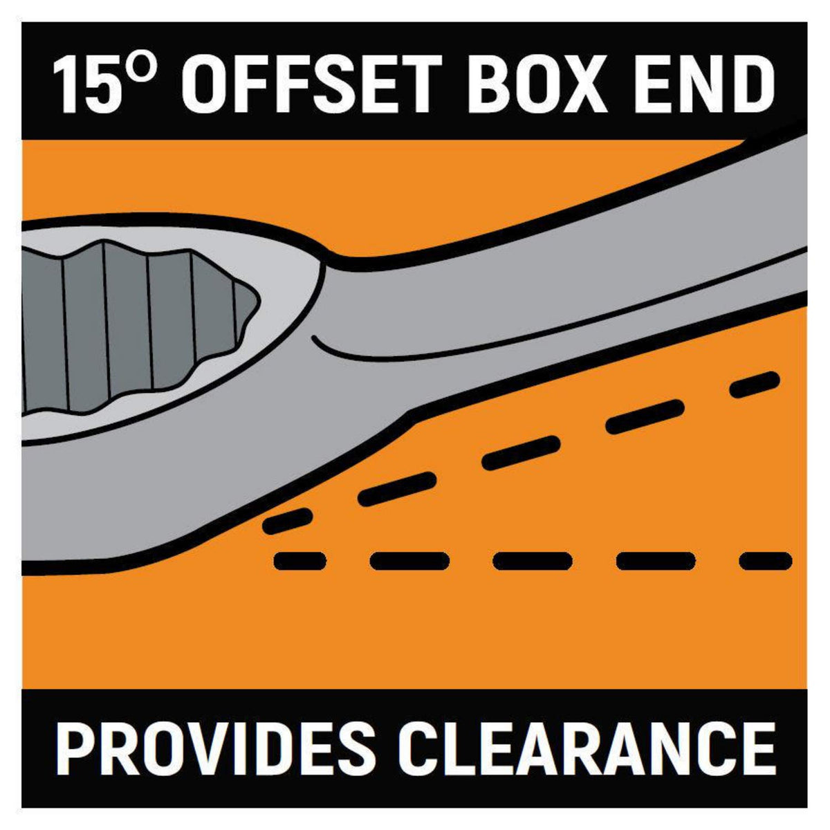 GearWrench 81780D size beam stamped for quick identification