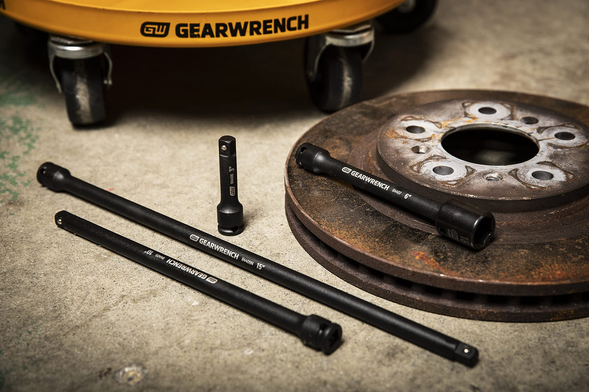 GEARWRENCH 84926N extension set contents show four pieces