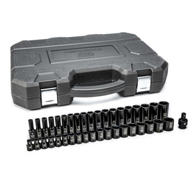 GEARWRENCH 84948N 1/2-Inch drive socket set with standard metric sizes for fast DIY repairs.