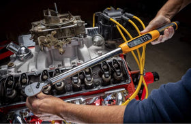 GEARWRENCH 85077 5-degree swing arc enables access in cramped spaces.
