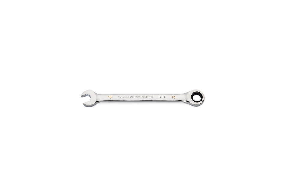 GEARWRENCH 86913 in a 4° swing arc for tight spaces