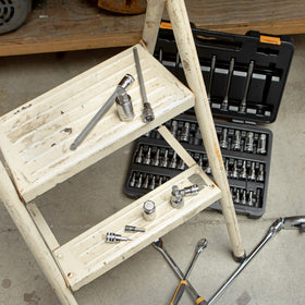 GearWrench 89086 compact case keeps hex sockets organized on the go.