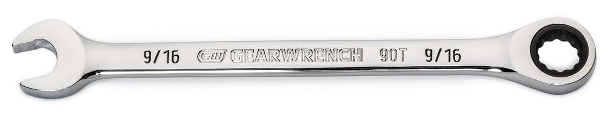 GEARWRENCH 9/16 inch 4-degree swing arch wrench in action for tight spaces and smooth operation