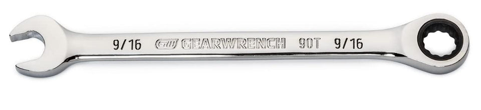 GEARWRENCH 9/16 inch 4-degree swing arch wrench in action for tight spaces and smooth operation