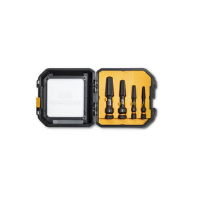 GEARWRENCH Bolt Biter bi-directional design loosens or tightens damaged fasteners.