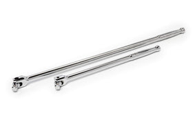 GearWrench 24-inch breaker bar handle extends reach to tackle stubborn fasteners.