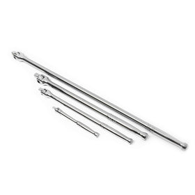 GEARWRENCH 89081 four-piece breaker bar set shown assembled for quick socket access