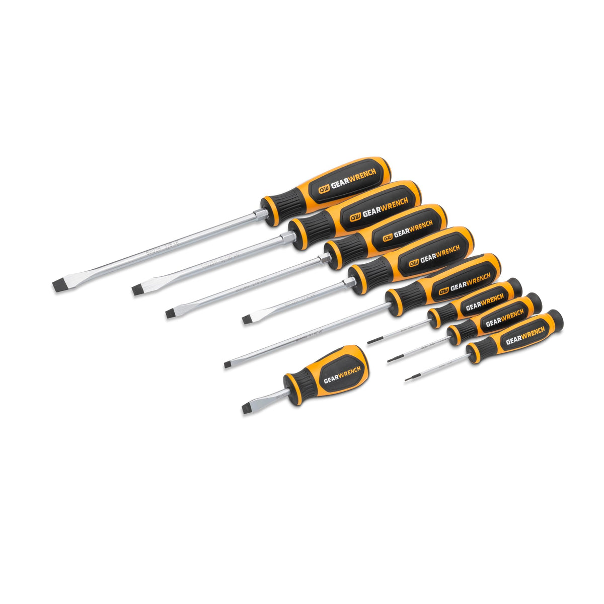 GearWrench dual-material handle provides comfortable grip during extended use
