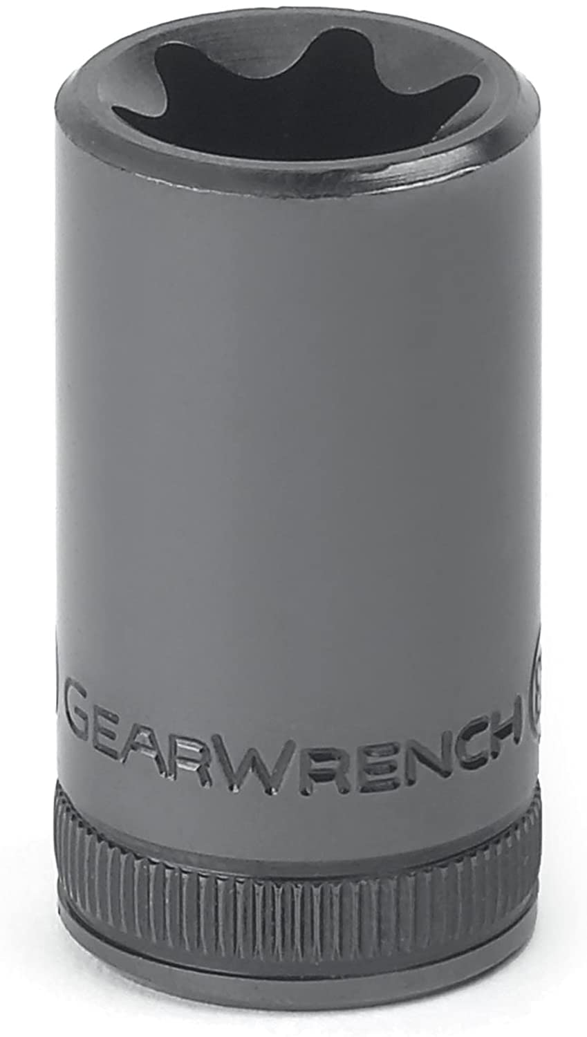 GearWrench E-Torx socket with hard stamped markings for quick ID