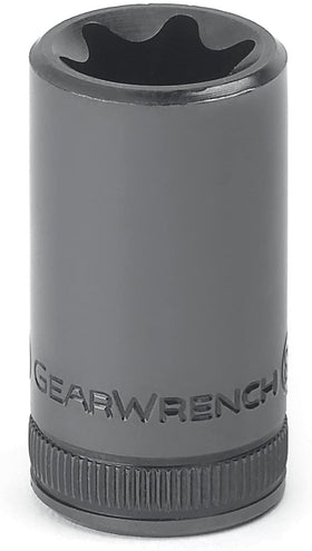 GearWrench E-Torx socket with hard stamped markings for quick ID