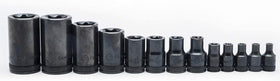 Black oxide GearWrench E-Torx sockets resist corrosion during use