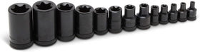Three drive sizes 1/4, 3/8, 1/2 inch expand versatility