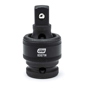 GEARWRENCH 80671N half-inch drive universal joint close-up shows rugged chrome molybdenum steel.