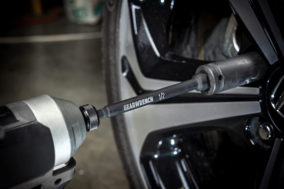 GEARWRENCH hex shank half-drive extension in 6 inch length