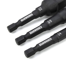 GEARWRENCH hex shank 3/8 inch drive extension with 6 inch length