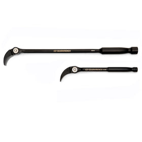 GEARWRENCH 8in indexing pry bar with angled head enables tight-space leverage.