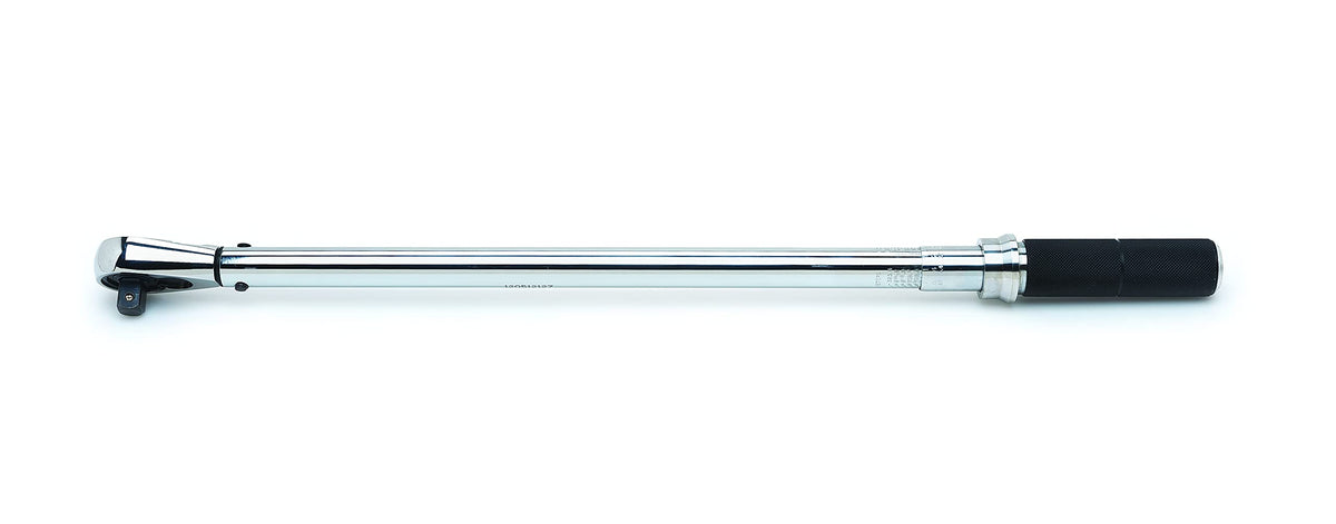 GEARWRENCH torque wrench shows adjustment collar for quick torque changes