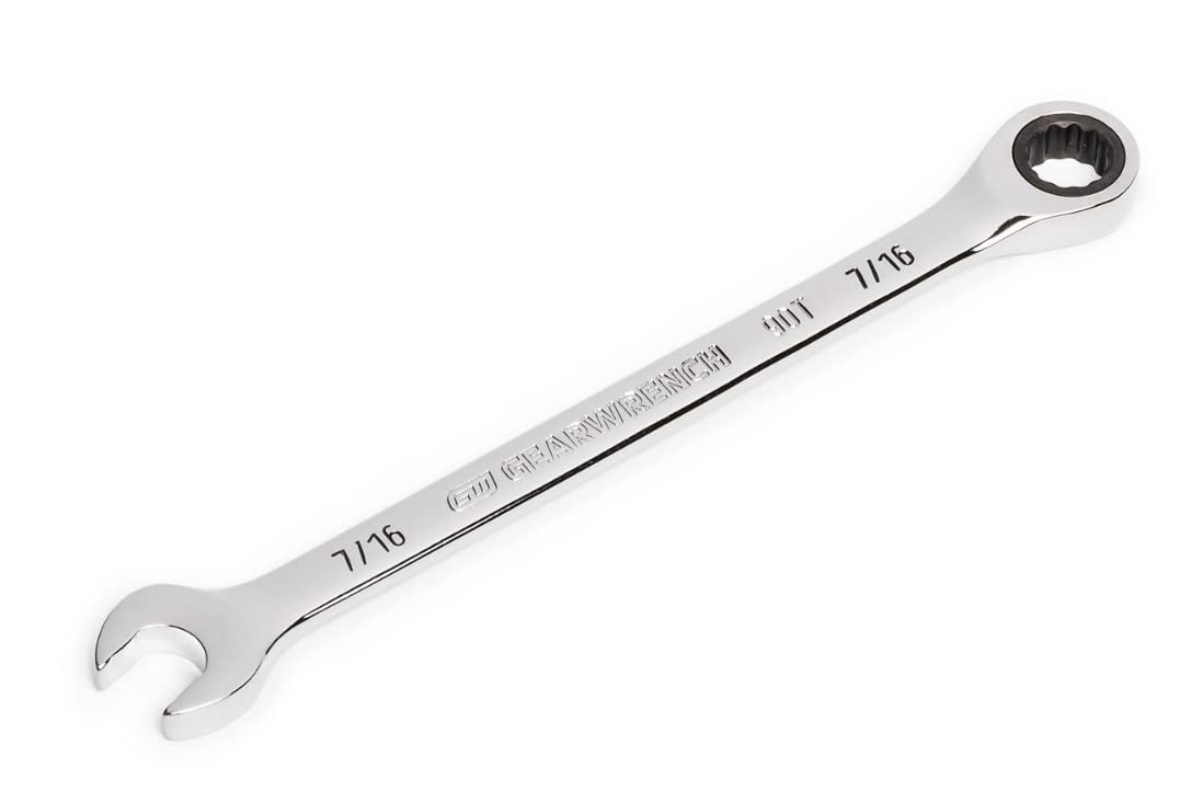 GearWrench off-corner-loading box-end grip minimizes rounding under high-torque scenarios.