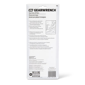 GearWrench 1-inch capacity pinch-off pliers ready for automotive hose work