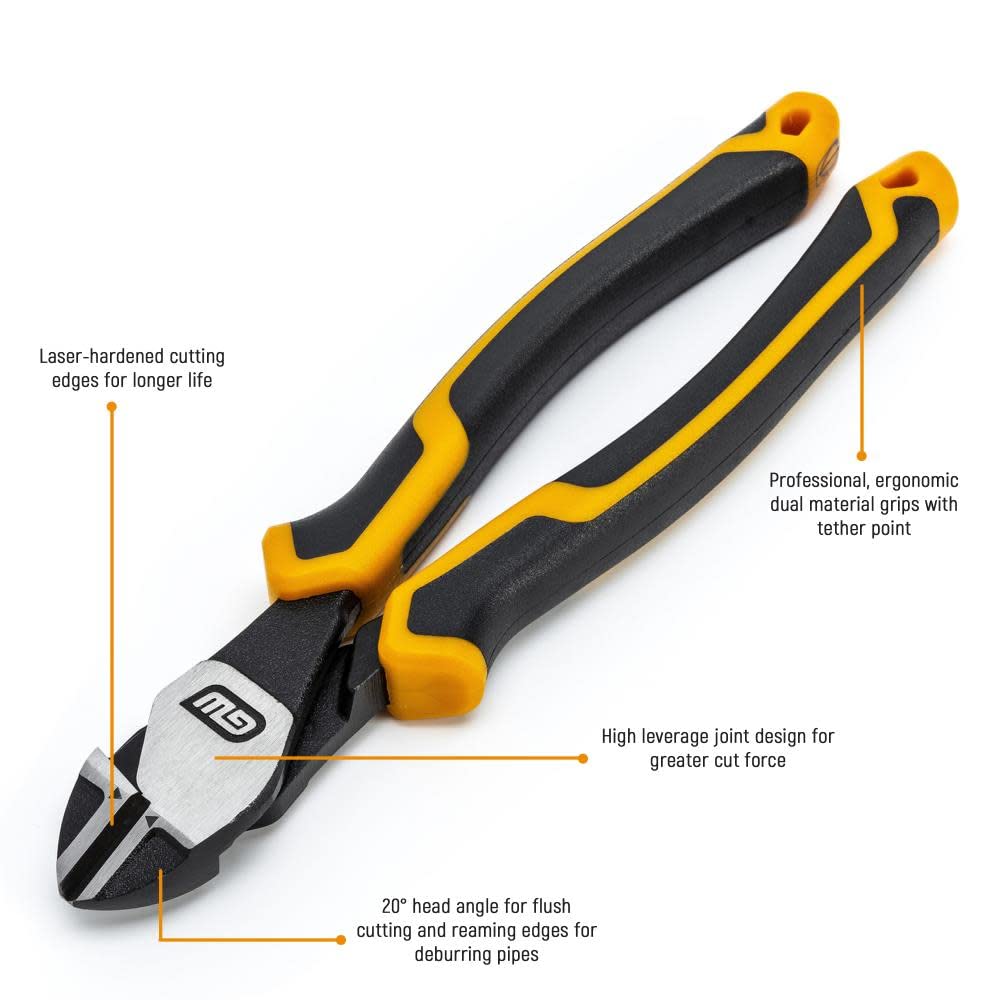 GEARWRENCH Pitbull high-leverage joint detail for up to 35% more cutting power