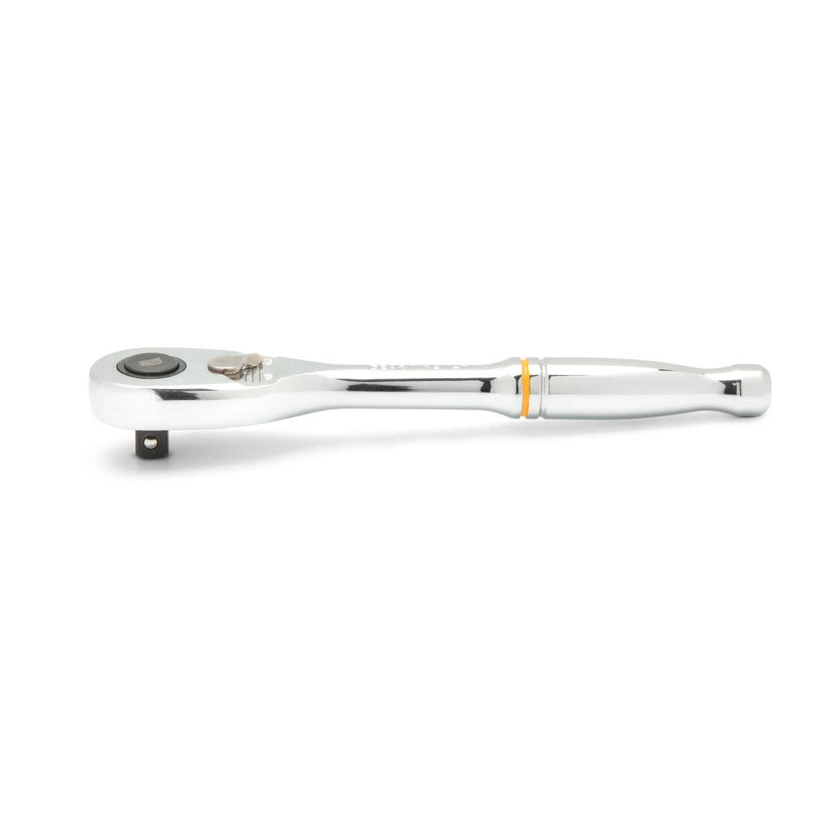 GEARWRENCH quick-release button shows socket retention and easy operation
