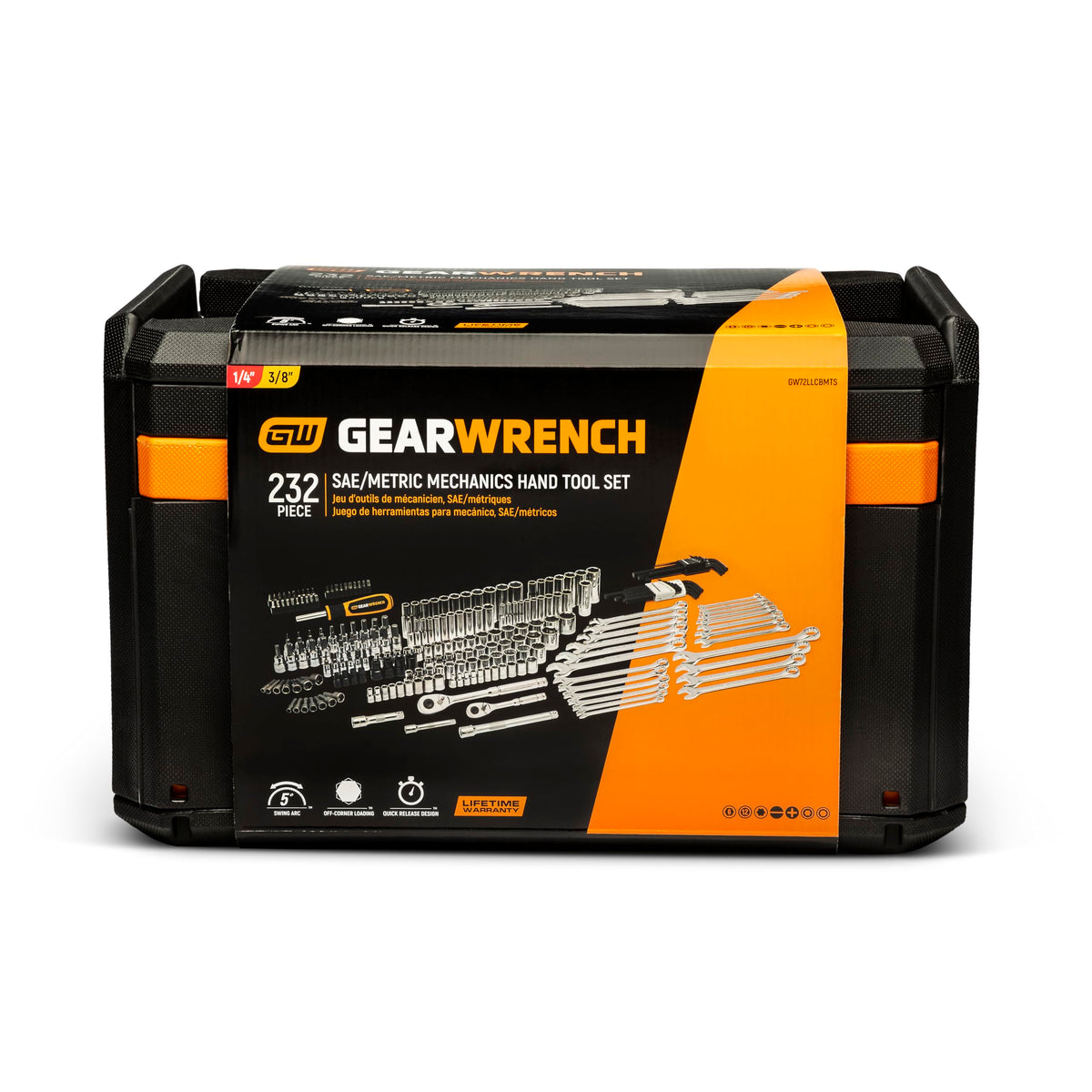 GearWrench quick-release mechanism enables fast socket swaps during projects